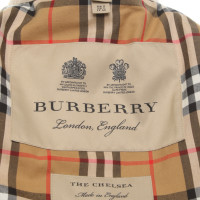 Burberry Veste/Manteau en Coton en Beige