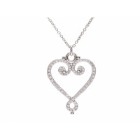 Tiffany & Co. Ketting Witgoud in Wit