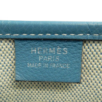 Hermès Umhängetasche aus Canvas in Blau