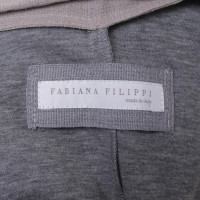 Fabiana Filippi Jersey giacca in grigio scuro