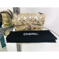 Chanel Classic Flap Bag Jumbo en Doré