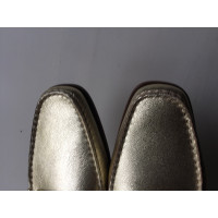 Escada Slippers/Ballerinas Leather in Gold