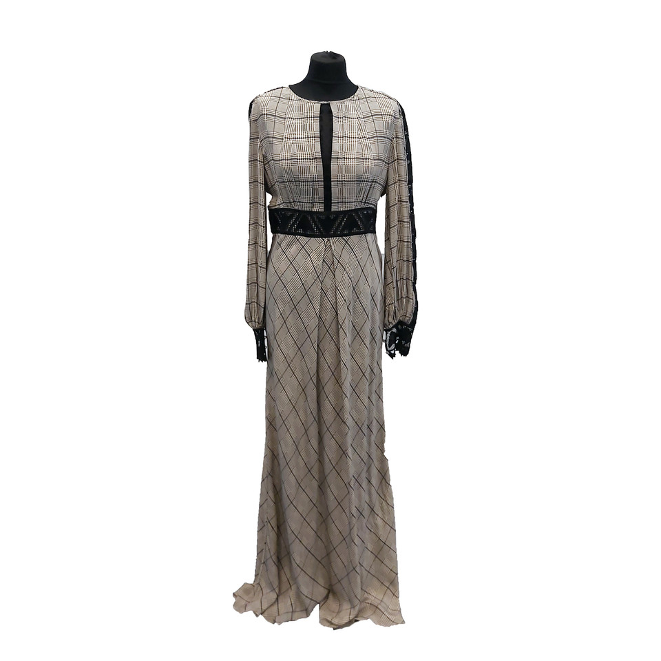Temperley London Kleid aus Baumwolle in Grau