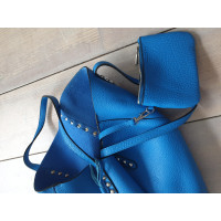 Rebecca Minkoff Shopper aus Leder in Blau
