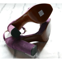 Prada Sandals Suede in Violet