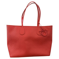 Christian Dior Tote bag Leather in Red