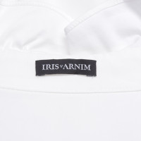 Iris Von Arnim Top en Coton en Blanc