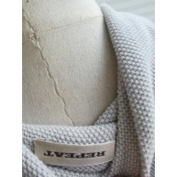 Repeat Cashmere Oberteil aus Baumwolle in Creme