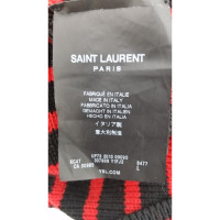 Saint Laurent Strick aus Baumwolle in Schwarz