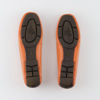 Ralph Lauren Slippers/Ballerinas Leather in Orange