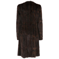 Miu Miu Jacket/Coat Fur in Brown