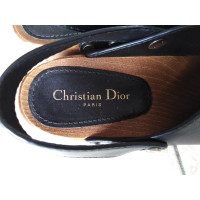 Christian Dior Sandales en Cuir en Noir
