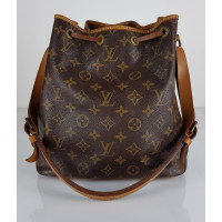 Louis Vuitton Sac Noé in Cotone in Marrone