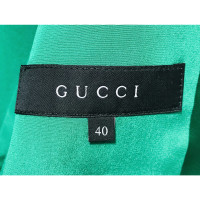 Gucci Blazer aus Seide in Grün