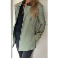 Versace Jacket/Coat Cotton in Turquoise