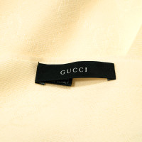 Gucci Schal/Tuch aus Wolle in Creme