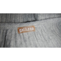John Galliano Vestito in Lana in Grigio