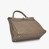 Hermès Kelly Bag 32 Leather in Grey