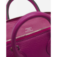 Hermès Bolide Bag aus Leder in Fuchsia