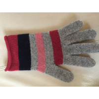 Armani Jeans Handschuhe aus Wolle in Fuchsia