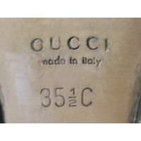 Gucci Stiefel aus Leder in Schwarz