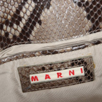 Marni Handbag Leather in Grey