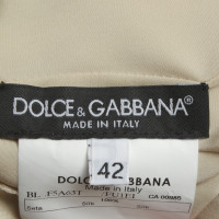 Dolce & Gabbana Top en Soie en Doré