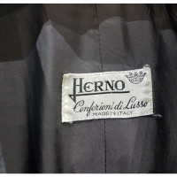 Herno Giacca/Cappotto in Lana in Grigio