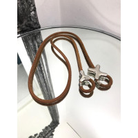 Hermès Ceinture en Cuir en Marron