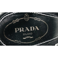 Prada Sandals Suede in Black