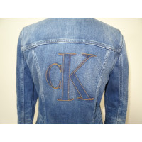 Calvin Klein Jacket/Coat Jeans fabric in Blue