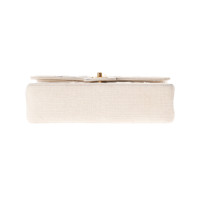 Chanel Classic Flap Bag Linen in White