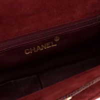 Chanel Shoulder bag Suede in Bordeaux