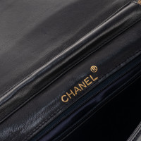 Chanel Flap Bag aus Leder in Blau