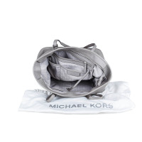 Michael Kors Shopper aus Leder in Grau