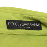 Dolce & Gabbana Bluse in Neongrün
