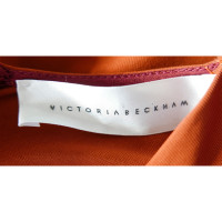 Victoria Beckham Robe en Viscose en Bordeaux