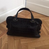 Emanuel Ungaro Handbag Leather in Black