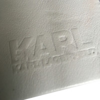 Karl Lagerfeld suitcase pendant white