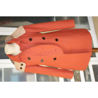 Carven Jacket/Coat Wool in Orange