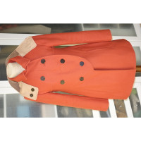 Carven Jacket/Coat Wool in Orange