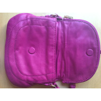 Marc By Marc Jacobs Clutch Bag Leather in Fuchsia