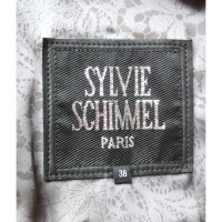 Sylvie Schimmel Jacke/Mantel aus Leder in Grau