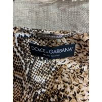 Dolce & Gabbana Jacke/Mantel aus Leinen in Beige