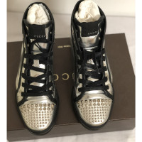 Gucci Trainers Leather in Silvery