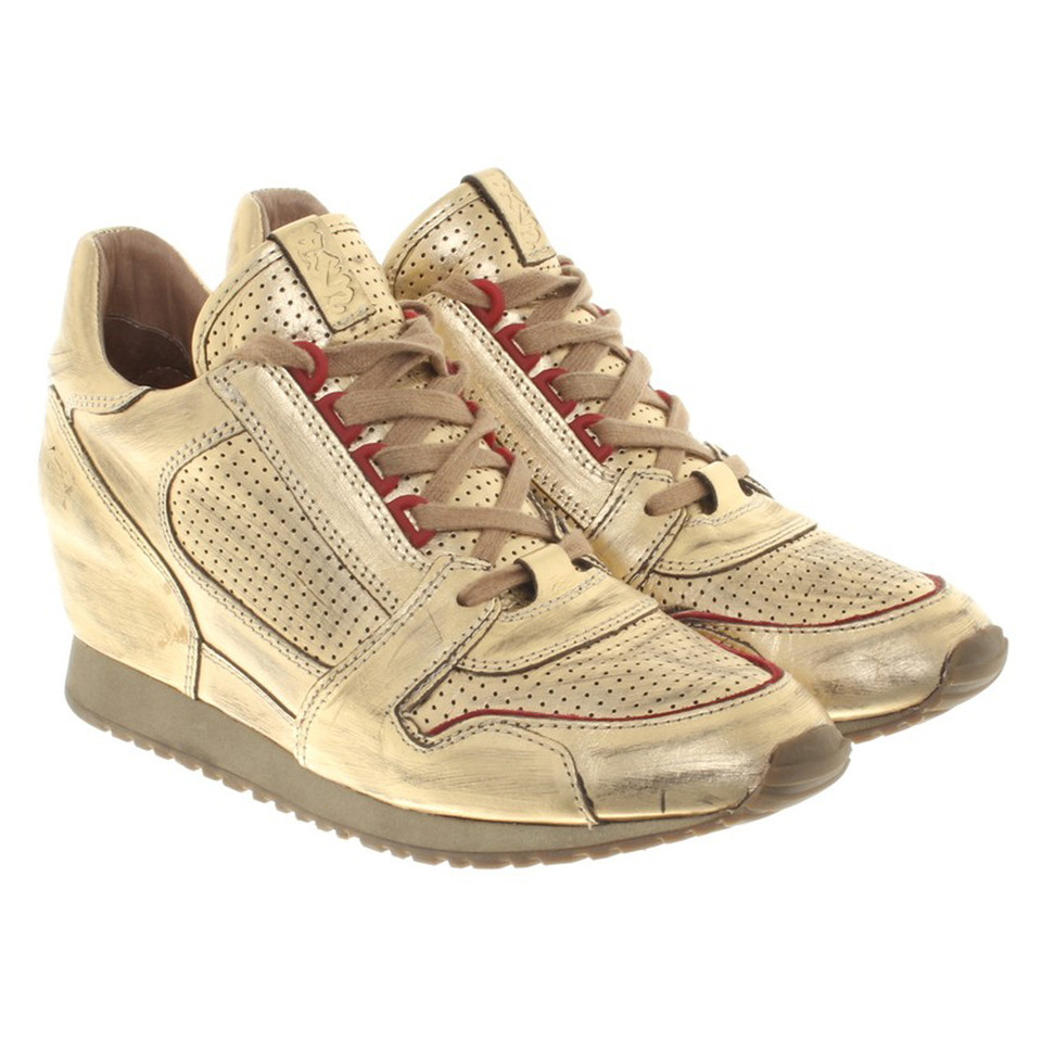Ash Gold colored sneakers