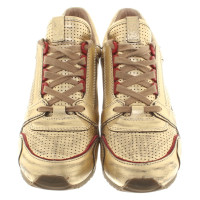 Ash scarpe da ginnastica color oro