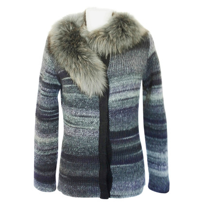 Other Designer Who's who - sweater with fur collar