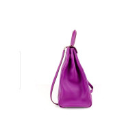 Hermès Kelly Bag 35 Leer in Violet