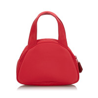 Yves Saint Laurent Handtasche aus Baumwolle in Rot